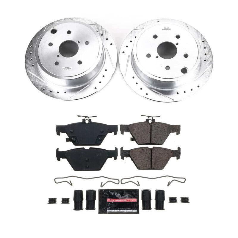 Power Stop 2021 Subaru WRX Rear Z23 Evolution Brake Kit K9014