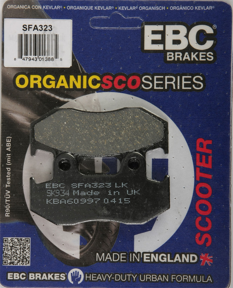 EBC Brake Pads Sfa323 Organic SFA323