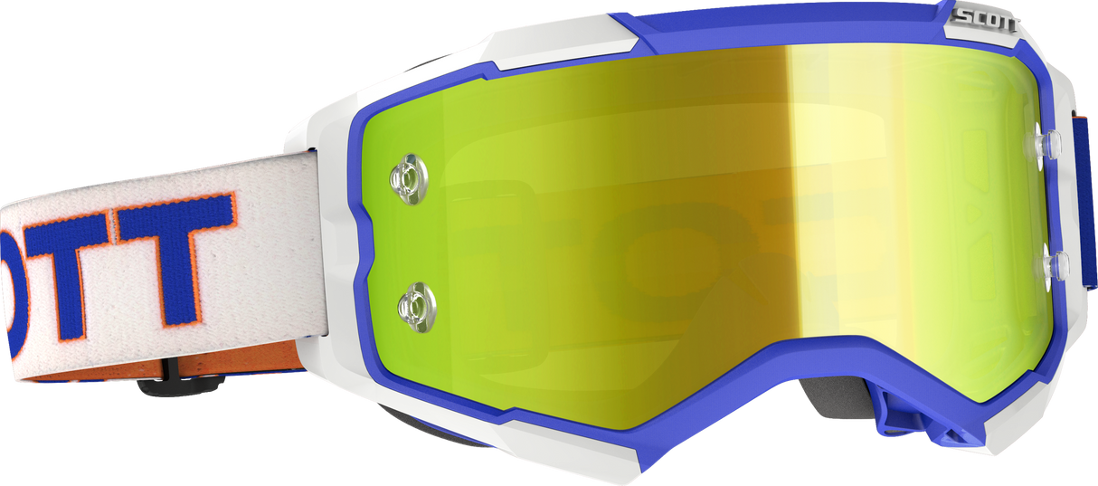 SCOTT Fury Goggle Retro White/Blue Yellow Chrome Works 272828-1029289