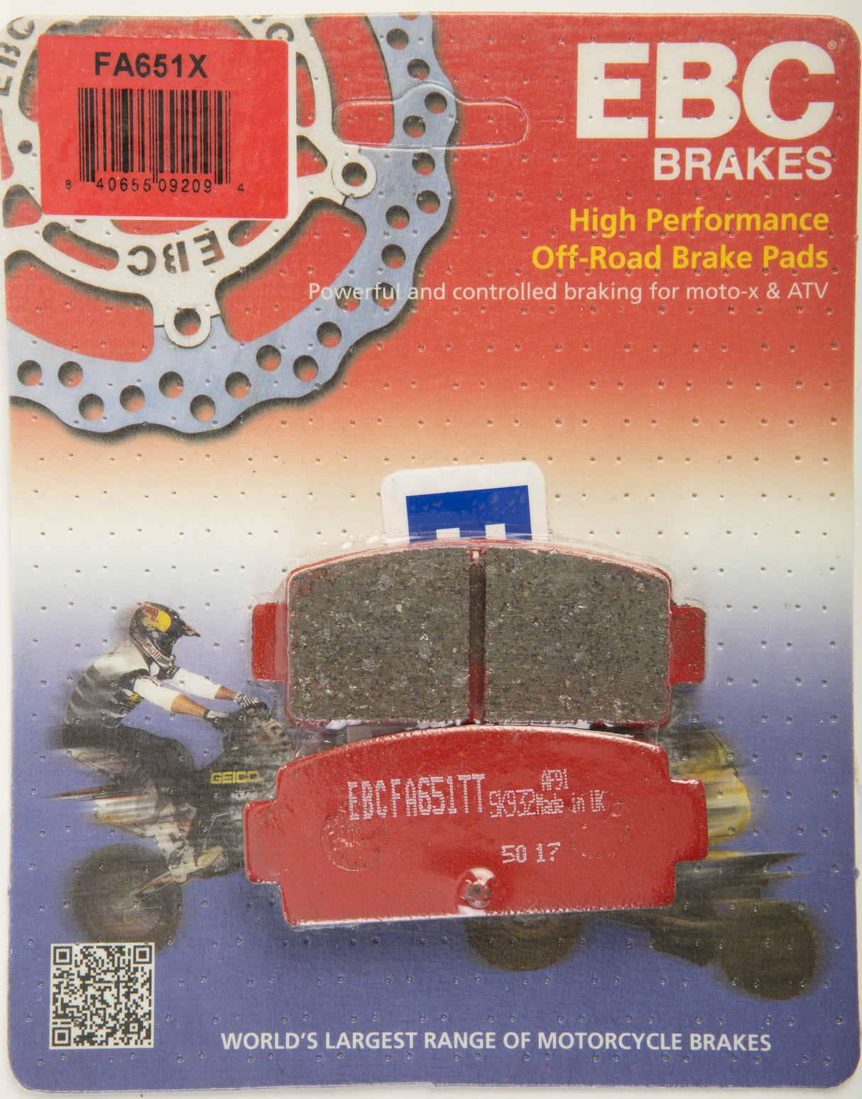 EBC Brake Pads Fa651x Carbon X Series FA651X