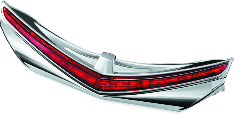 Kuryakyn L.E.D. Rear Fender Tip 12-17 GL1800 Chrome Red Lens 3236