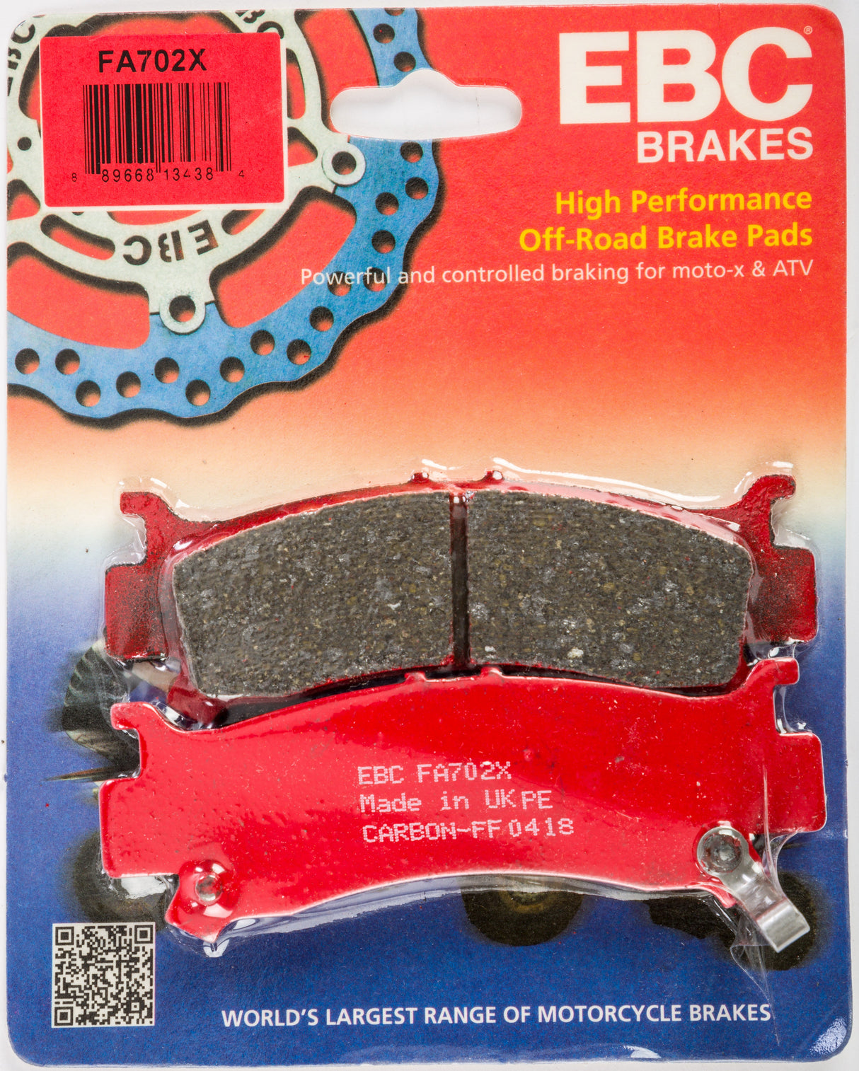 EBC Brake Pads Fa702x Carbon X Series FA702X