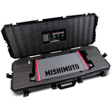 Mishimoto Universal Carbon Fiber Intercooler - Gloss Tanks - 600mm Black Core - S-Flow - GR V-Band