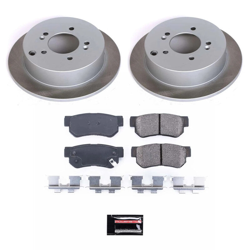 Power Stop 05-10 Kia Sportage Rear Semi-Coated Rotor Kit