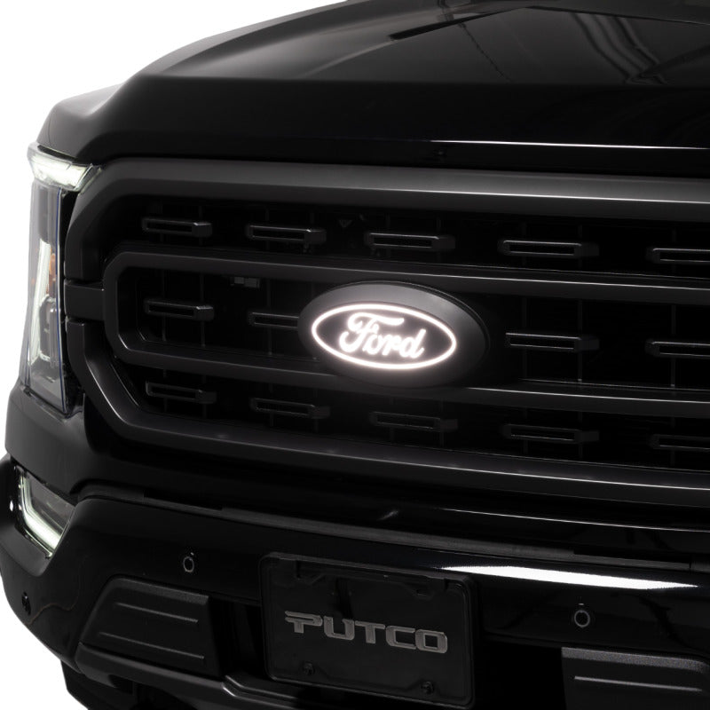 Putco 2023 Ford F-150 Front Luminix Ford LED Emblem - w/Camera CutOut w/o Spray Washer 92606