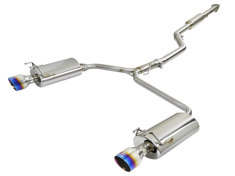 aFe Takeda 2.5-1.75in 304 SS Cat-Back Exhaust System 13-17 Honda Accord LX / EX / EX-L L4-2.4L