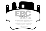 EBC 98-05 Porsche 911 (996) (Cast Iron Rotor only) 3.4 Carrera 2 Bluestuff Front Brake Pads DP51514NDX