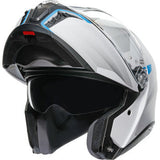 AGV Tourmodular Helmet - Frequency - Light Gray/Blue - Small  211251F2OY00610