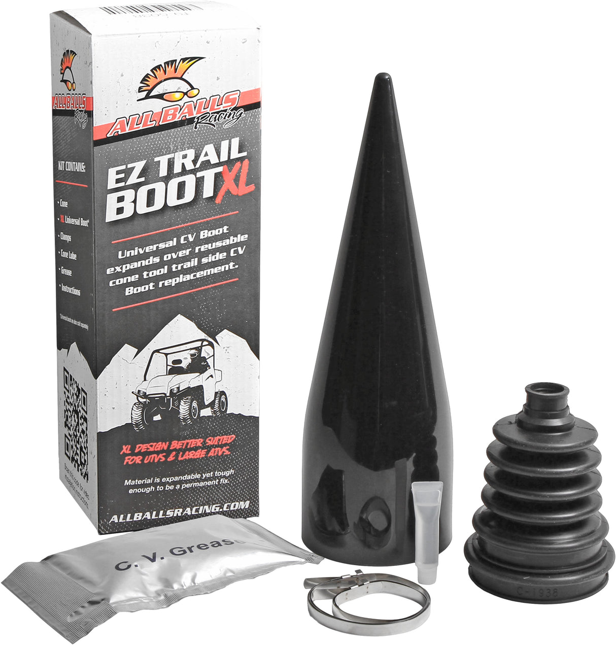 ALL BALLS Ez Trail Xl Boot Kit W/Tool 19-5038