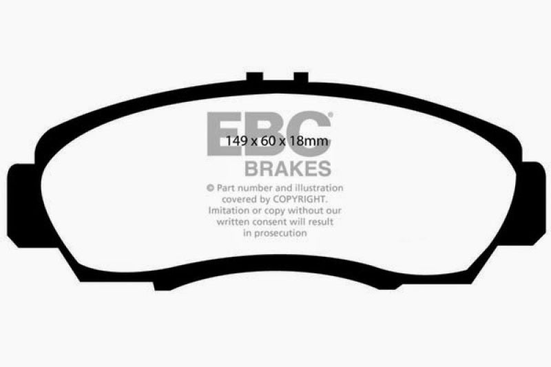 EBC Brakes Bluestuff Street and Track Day Brake Pads DP51610NDX