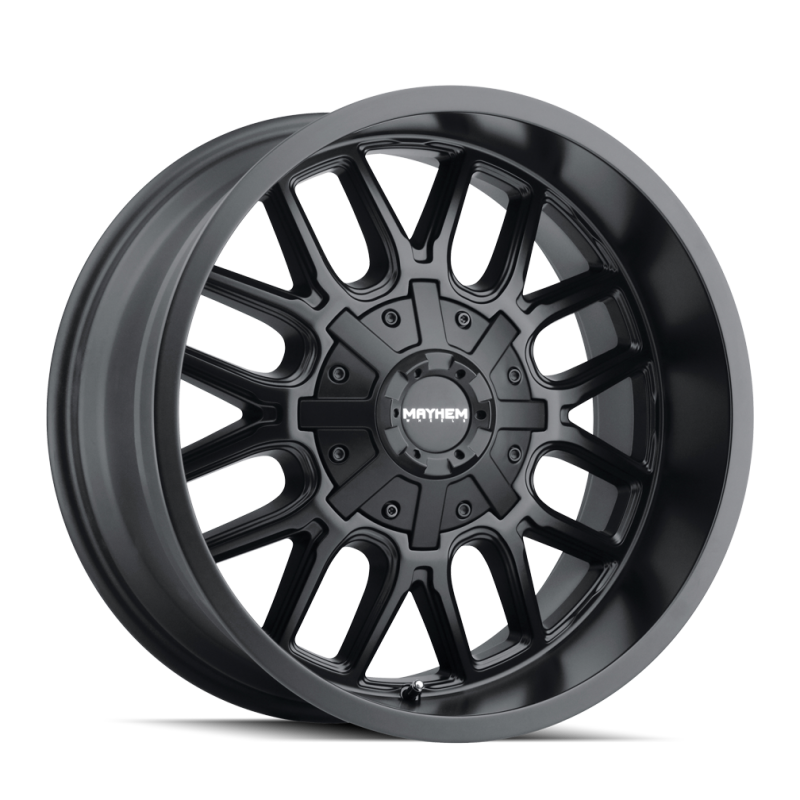 Mayhem 8107 Cogent 20x10 / 5x127 BP / -19mm Offset / 87.1mm Hub Matte Black Wheel