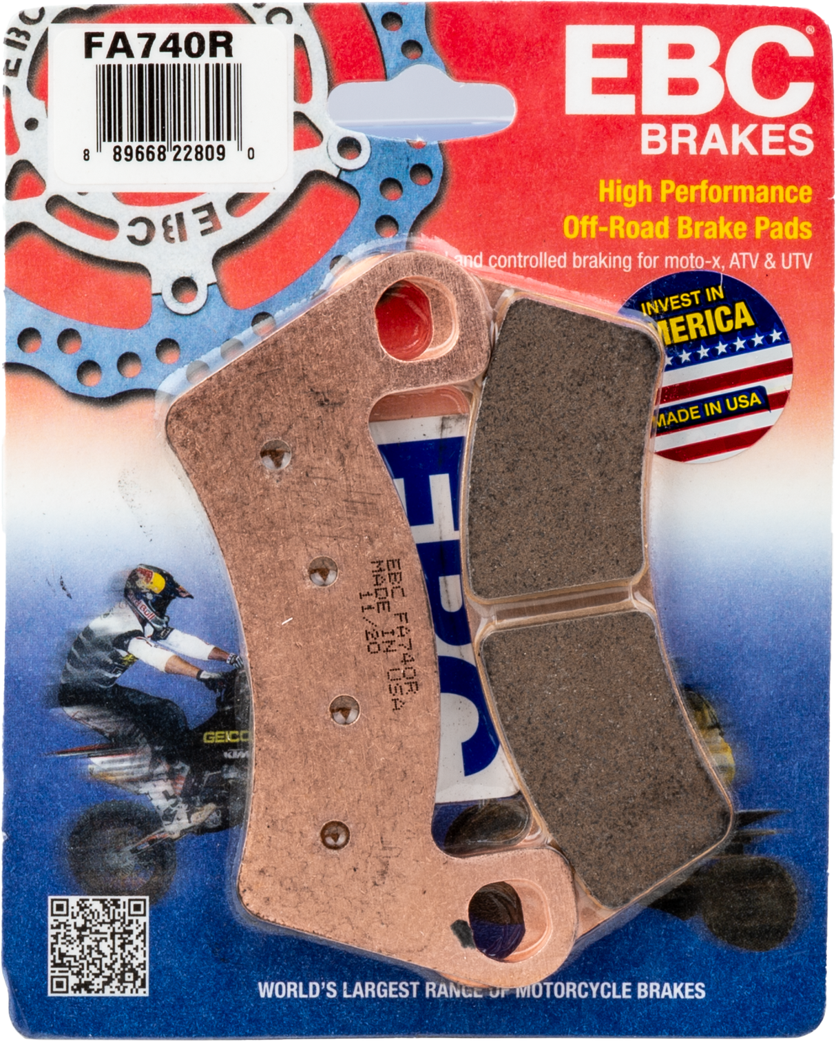 EBC Brake Pads Fa740r Sintered R Series FA740R