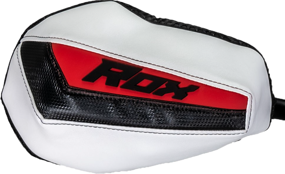 ROX Gen 3 Flex-Tec Handguards Wht/Blk/Red FT3-HG-BWR