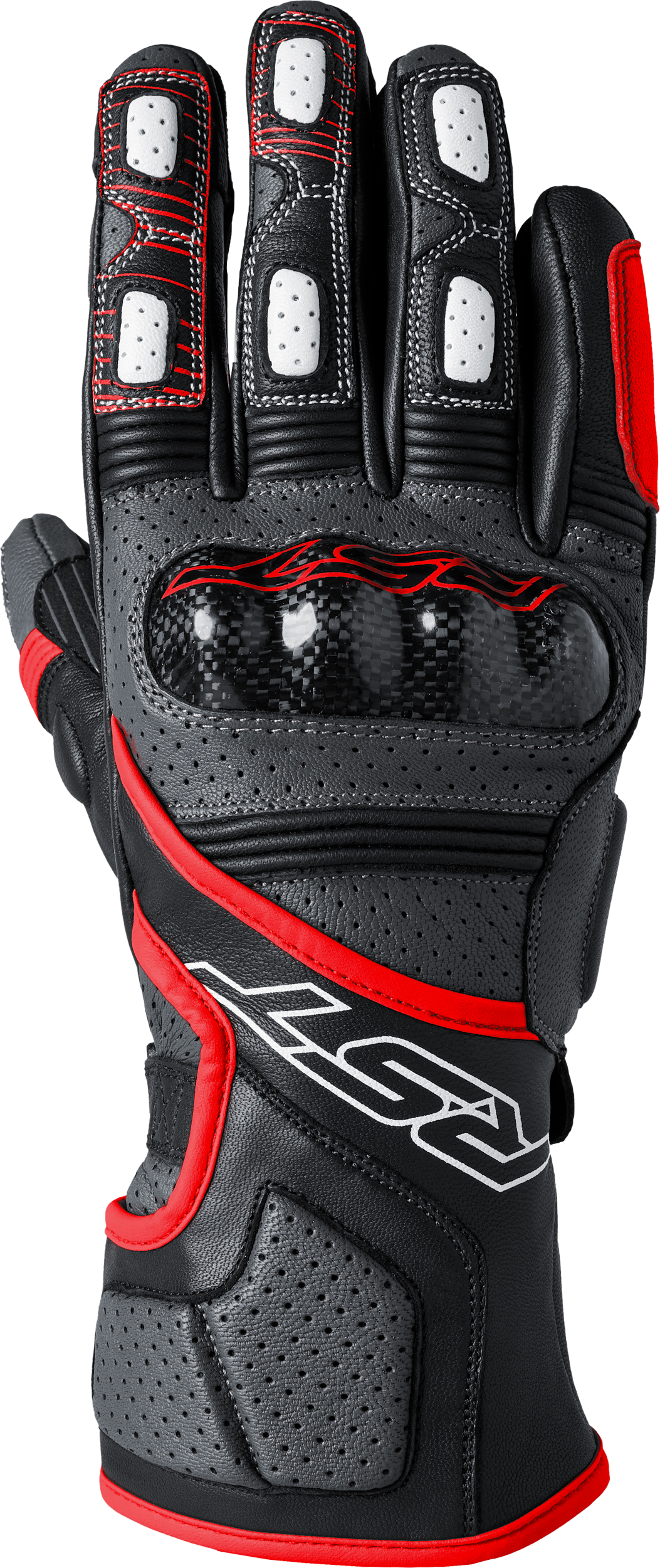 RST Fulcrum Ce Glove Grey/Red/Black  Sm 103179RED-08
