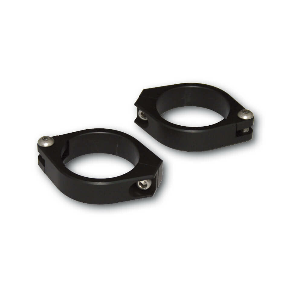 HIGHSIDER Cnc Fork Clamps 42-43mm Pair Black 207-408