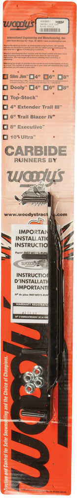 WOODYS Slim Jim 8" Carbide Runner 5000 Series SC8-5000