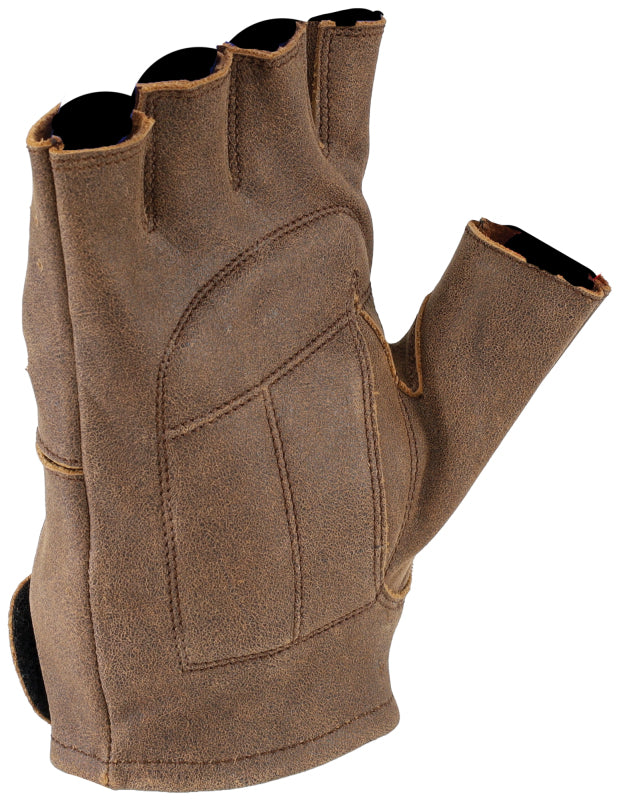 Kuryakyn By River Road Buster Vintage Shorty Gloves Black - XL