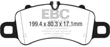 EBC 17-18 Porsche 718 Boxster 2.5L Redstuff Front Brake Pads DP32307C