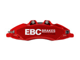 EBC Racing 08-21 Nissan 370Z Red Apollo-6 Calipers 355mm Rotors Front Big Brake Kit BBK036RED-1