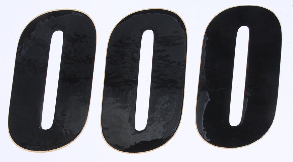 D-COR Number 0 Black 6" 3/Pk 45-26-0