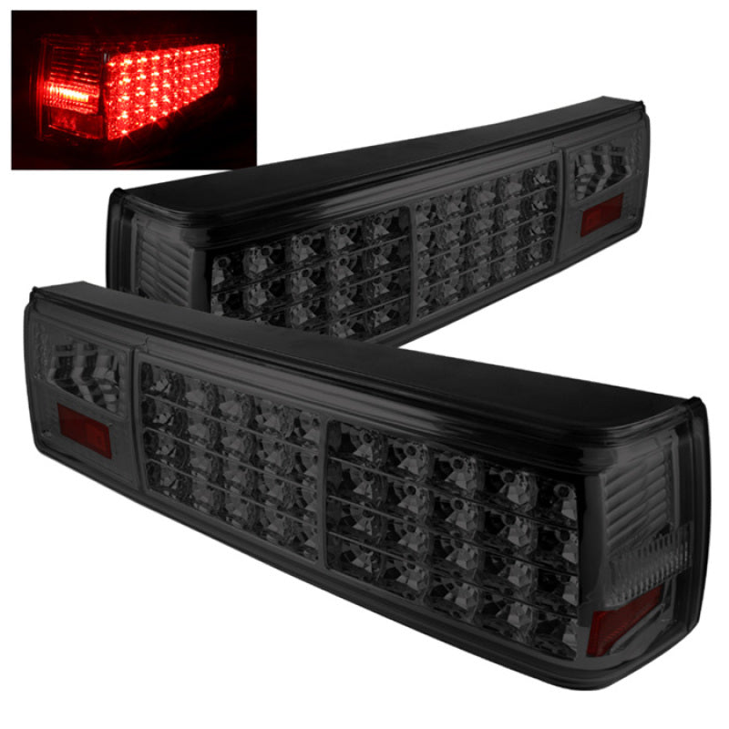 Xtune Ford MUStang 87-93 LED Tail Lights Smoke ALT-ON-FM87-LED-SM 5013002