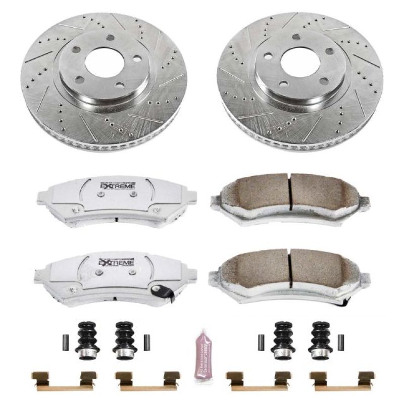 Power Stop 00-04 Buick LeSabre Front Z26 Street Warrior Brake Kit