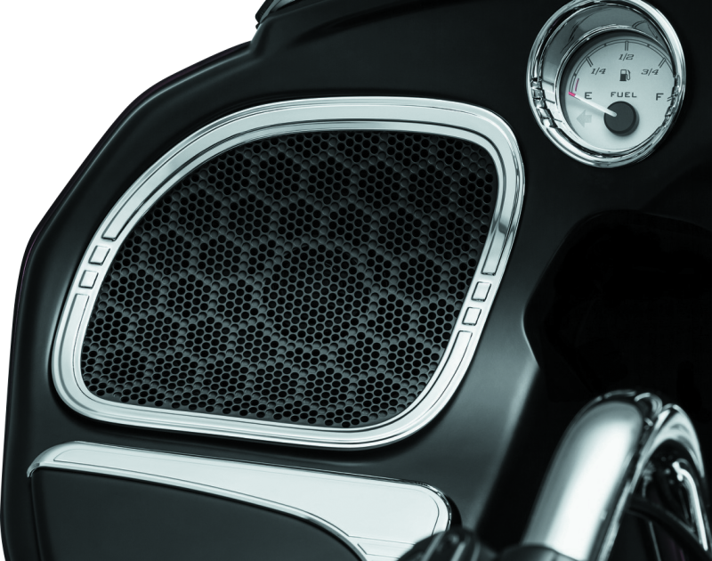 Kuryakyn Tri-Line Speaker Accents For Road Glide Chrome 7385