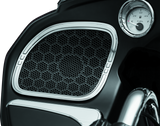 Kuryakyn Tri-Line Speaker Accents For Road Glide Chrome 7385