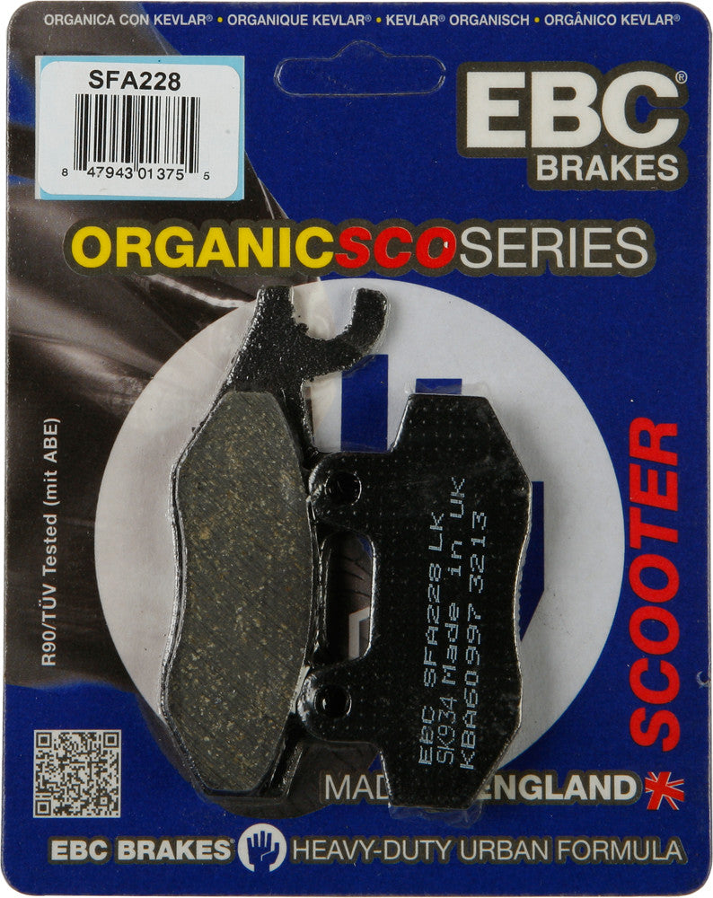 EBC Brake Pads Sfa228 Organic SFA228