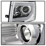 Spyder Ford F150 09-14 Projector Headlights Halogen Model- Light Bar DRL Chrm PRO-YD-FF15009-LBDRL-C 5077585