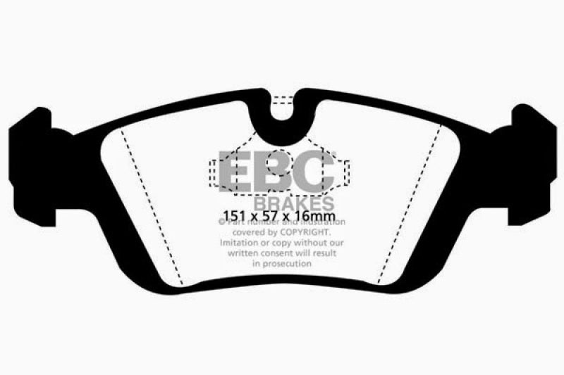 EBC 96-98 BMW Z3 Bluestuff Front Brake Pads DP5914NDX