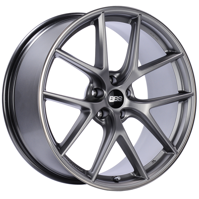 BBS CI-R 20x9 5x120 ET25 Platinum Silver Polished Rim Protector Wheel -82mm PFS/Clip Required CI0202PSPO