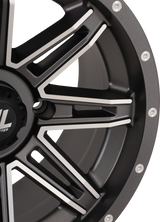 HIGH LIFTER Wheel - HL22 - Front/Rear - Gloss Black w/Machined - 14x7 - 4/137 - 4+3 (+10 mm) 14HL22-1137