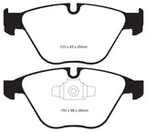 EBC 13+ BMW X1 2.0 Turbo (28i) Redstuff Front Brake Pads DP31512C