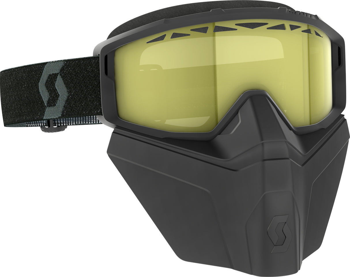 SCOTT Primal Safari Facemask Goggle Black/White Yellow 278608-1007029