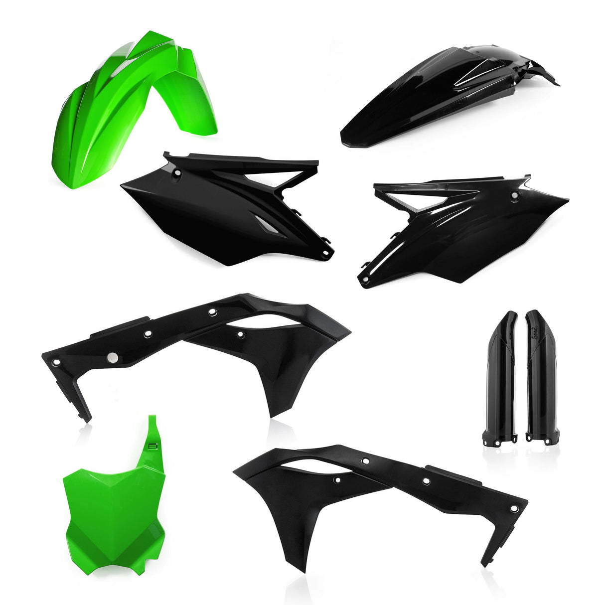 ACERBIS Full Plastic Kit Kaw Green/Black 2685821089