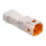 NAMZ JST 3-Position Male Connector Tab w/Wire Seal