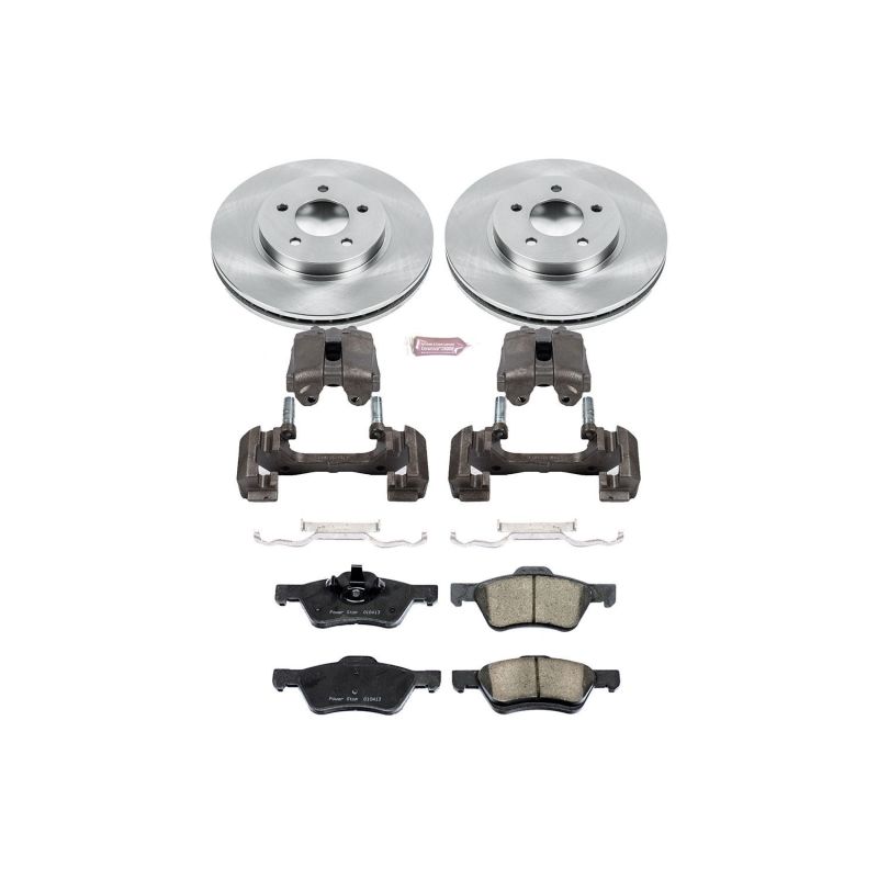 Power Stop 08-10 Ford Escape Front Autospecialty Brake Kit w/Calipers