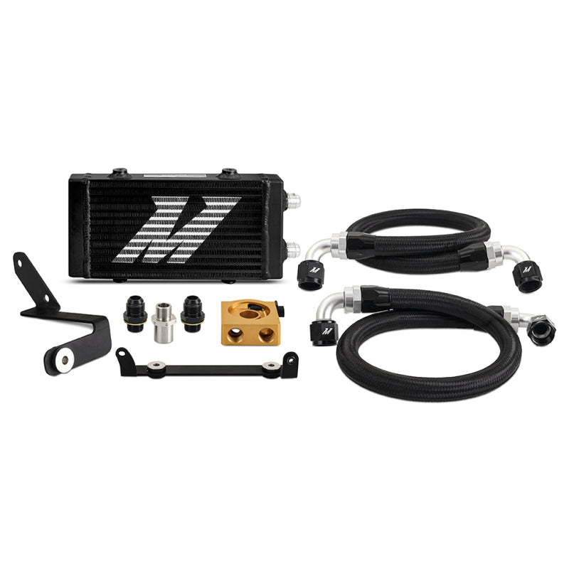 Mishimoto 2023+ Toyota GR Corolla Oil Cooler Kit - Thermostatic - Black MMOC-GRC-23TBK