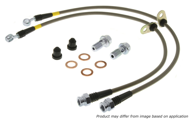 StopTech 07-13 Acura MDX Rear SS Brake Lines 950.40513