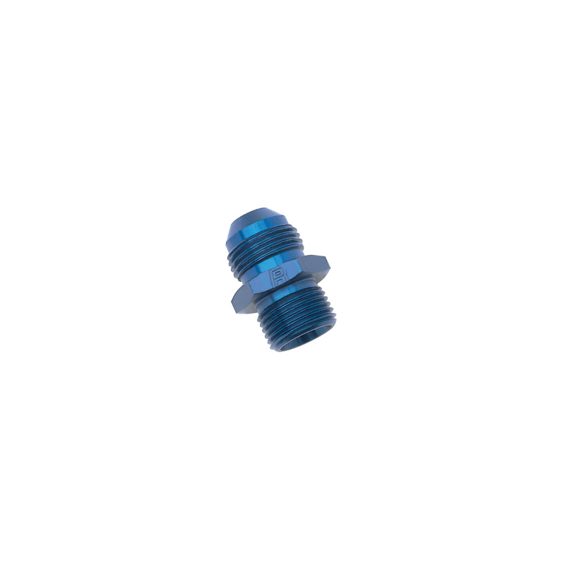 Russell Performance -8 AN Flare to 16mm x 1.5 Metric Thread Adapter (Blue) 670550