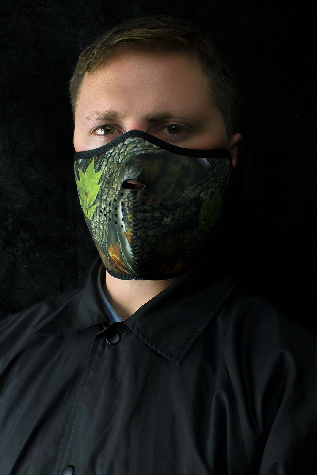 ZAN HEADGEAR Half Mask - Forest Camo WNFM238H