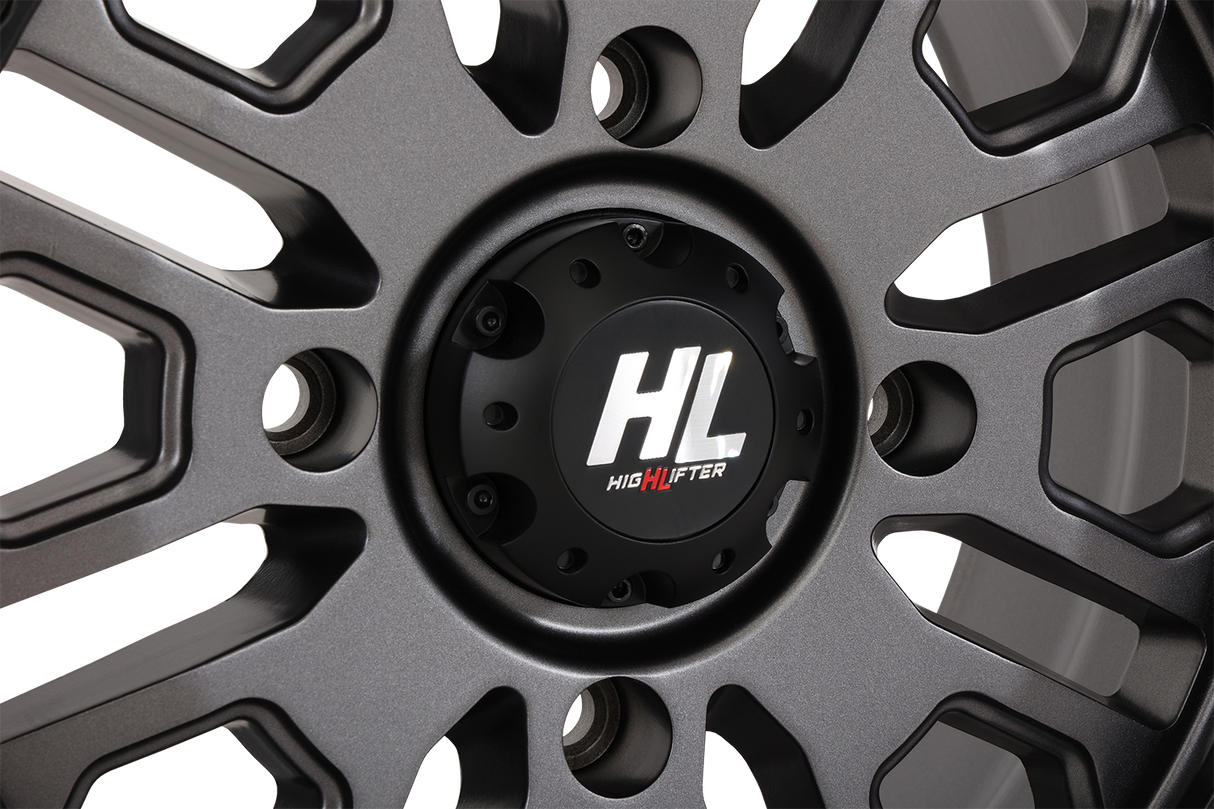 HIGH LIFTER Wheel - HL23 Beadlock - Front/Rear - Gun Metal Gray - 15x7 - 4/137 - 5+2 (+38 mm) 15HL23-1537