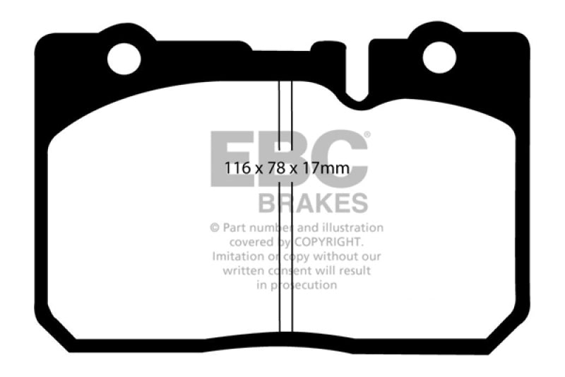 EBC 95-00 Lexus LS400 4.0 Greenstuff Front Brake Pads DP21154