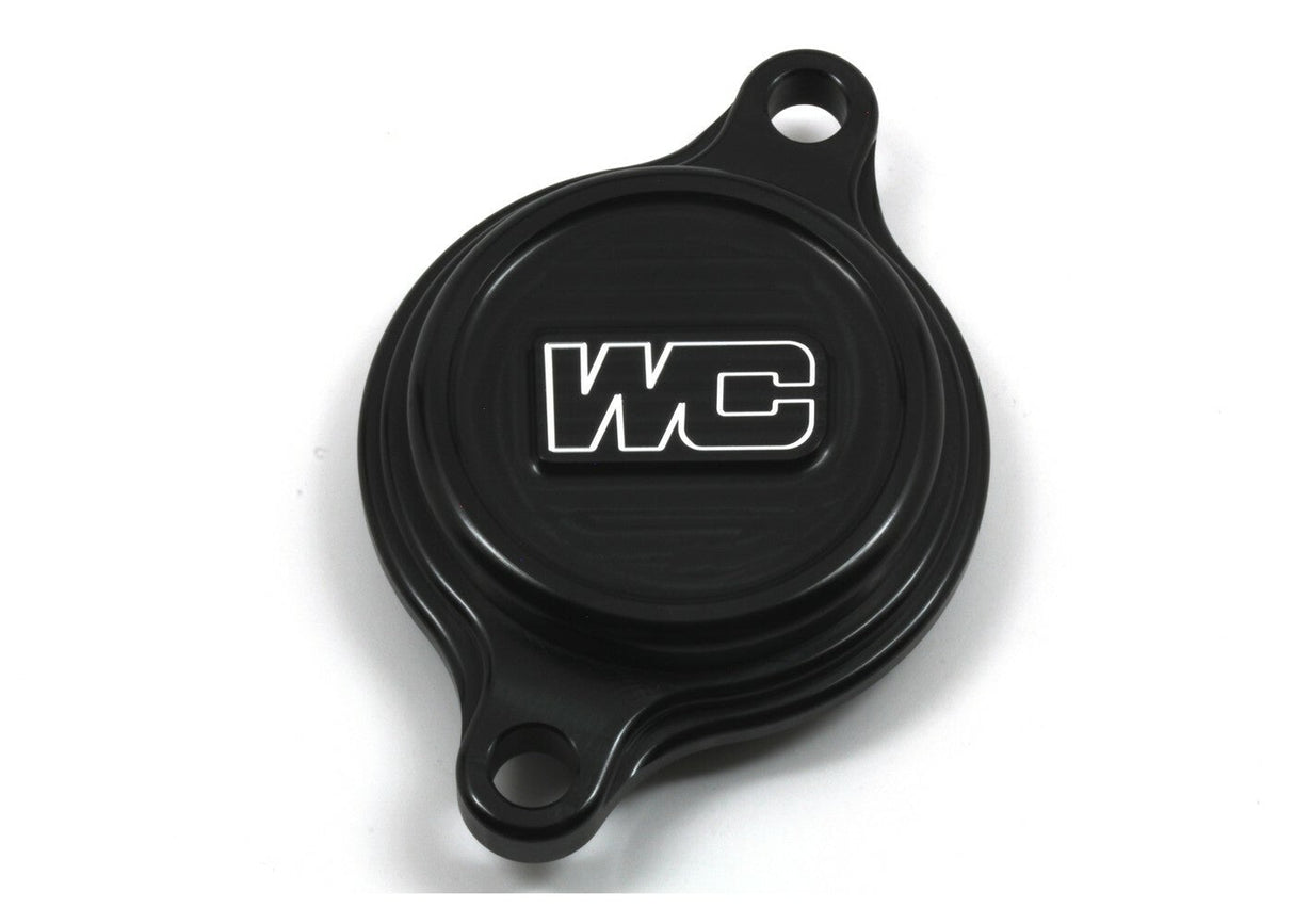 WORKS Oil Filter Cover Black Yam 27-155