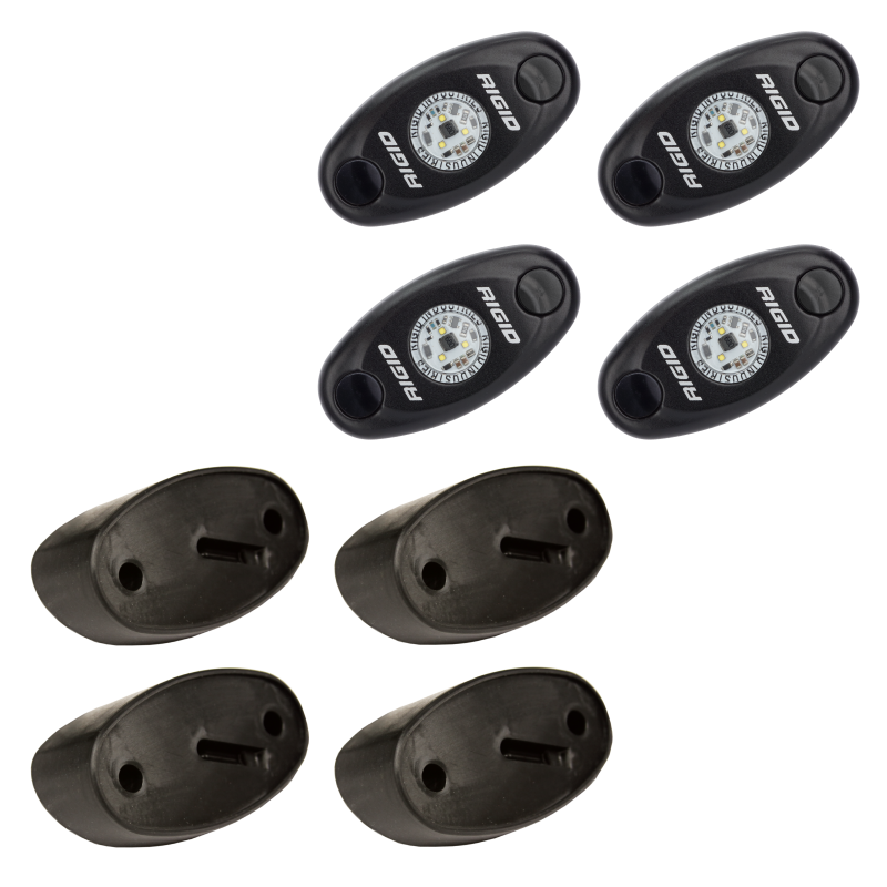 Rigid Industries Rock Light Kit- Blue (4 lights) 400233