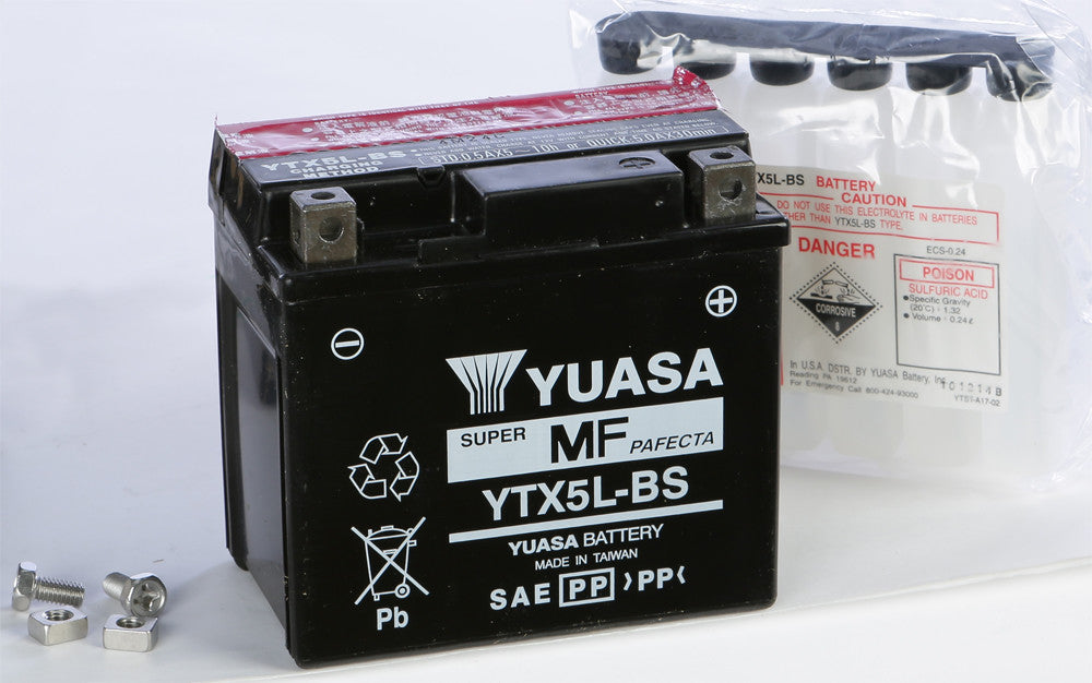 YUASA Battery Ytx5l-Bs Maintenance Free YUAM32X5B