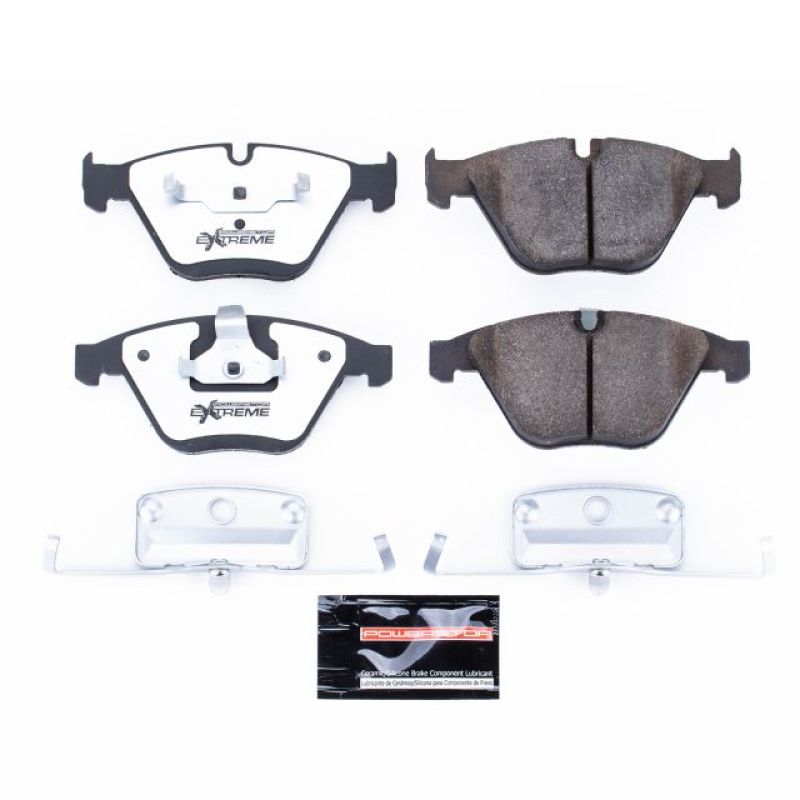 Power Stop 2011 BMW 1 Series M Front Z26 Extreme Street Brake Pads w/Hardware