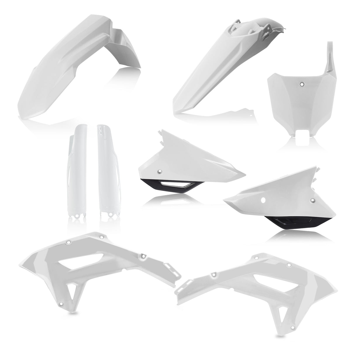 ACERBIS Plastic Kit- Full Hon White/Black 2861801035