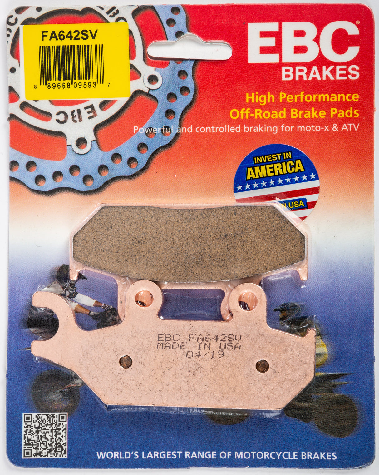 EBC Brake Pads Fa642sv Severe Duty Sv Series FA642SV